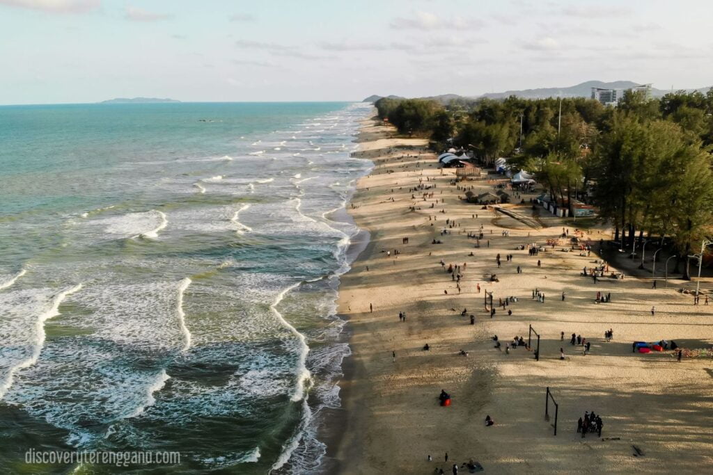 Drone View Pantai Batu Buruk