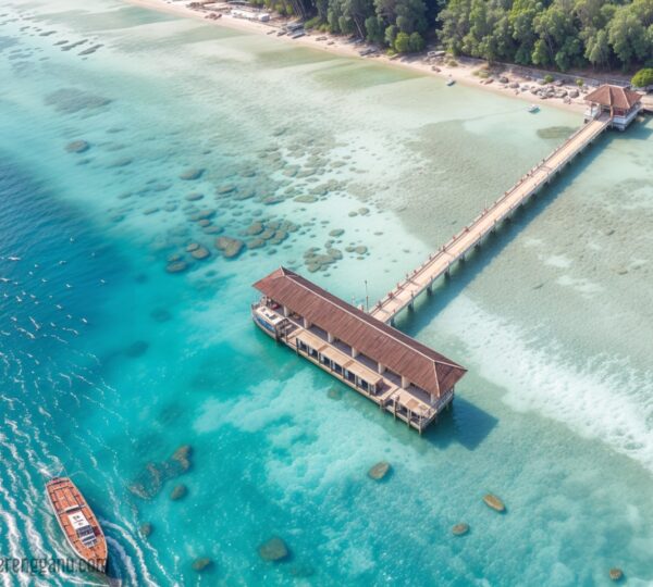 Pemandangan di Pulau Lang Tengah