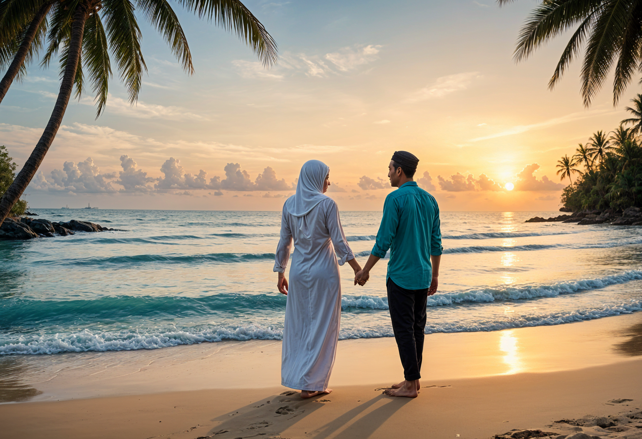 Pasangan Romantik Pulau Perhentian