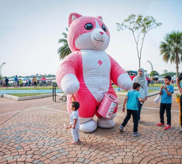 Pemandangan meriah di Payang Walk, Dataran Shahbandar, Kuala Terengganu 