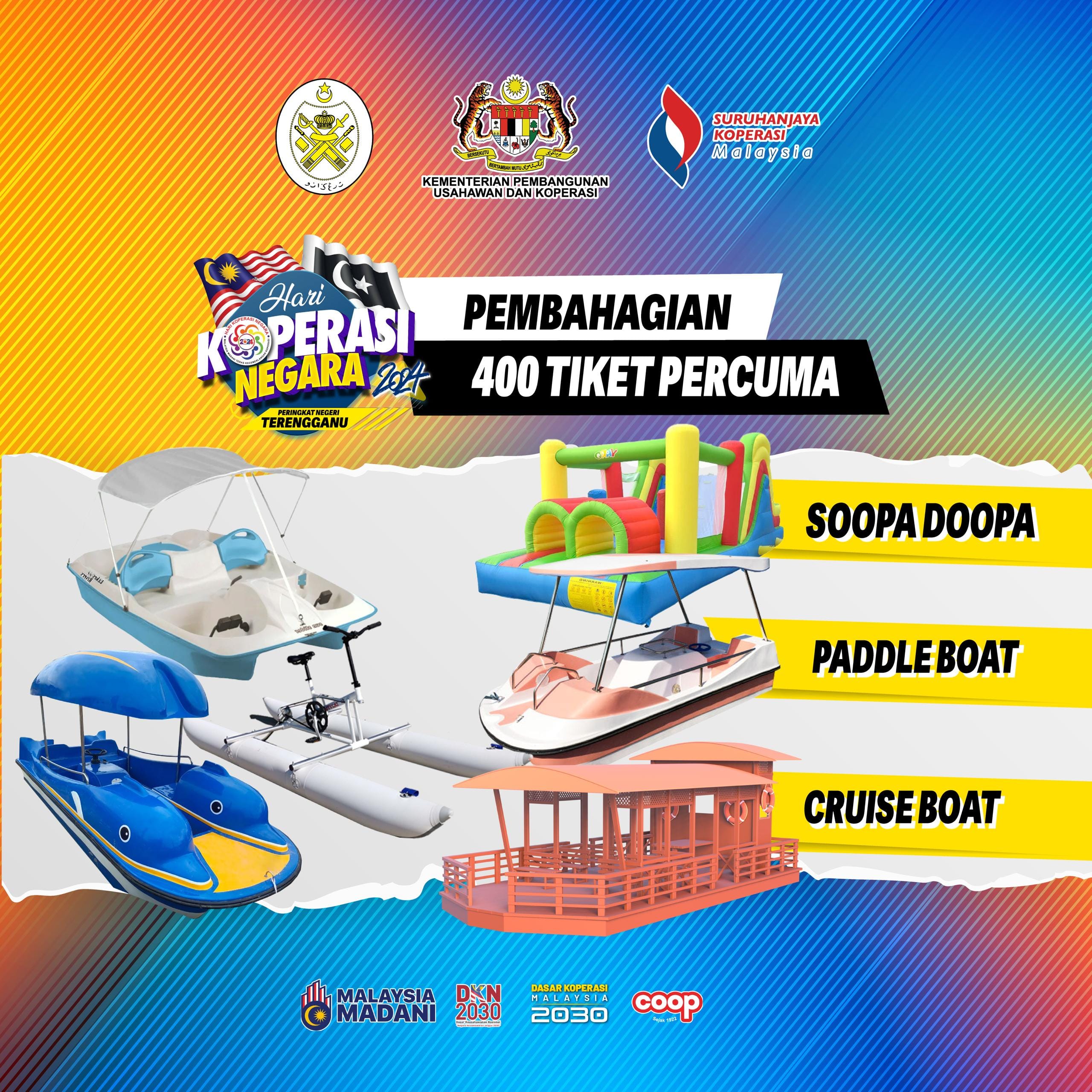 Pembahagian 400 Tiket Percuma Hari Koperasi Negara