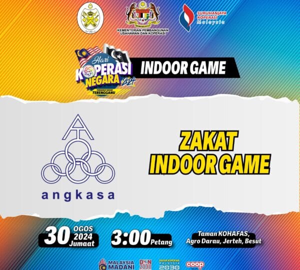 Zakat Indoor Game Hari Koperasi Negara