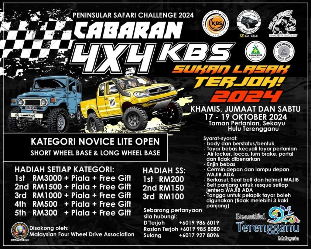 Cabaran 4x4 KBS di Taman Pertanian Sekayu