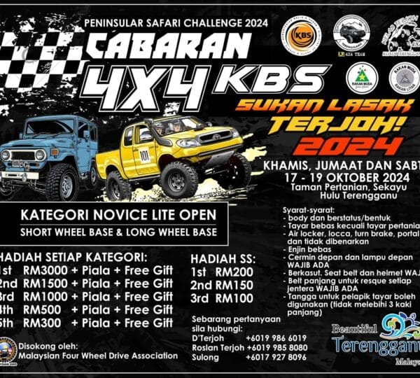 Cabaran 4x4 KBS di Taman Pertanian Sekayu