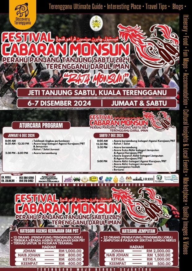 Festival Cabaran Monsun Perahu Panjang Tanjung Sabtu Poster