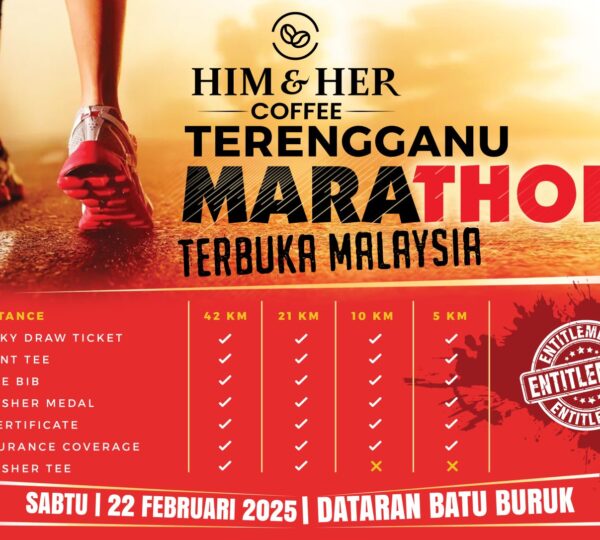 Him & Her Coffee Terengganu Marathon Entitement