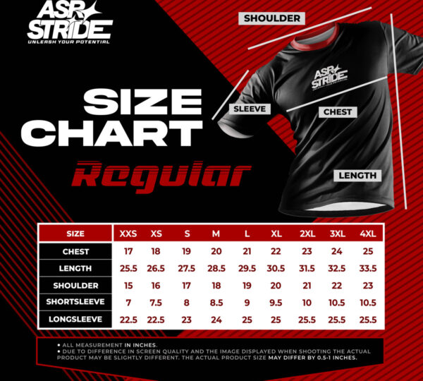 Him & Her Coffee Terengganu Marathon Size Chart Regular