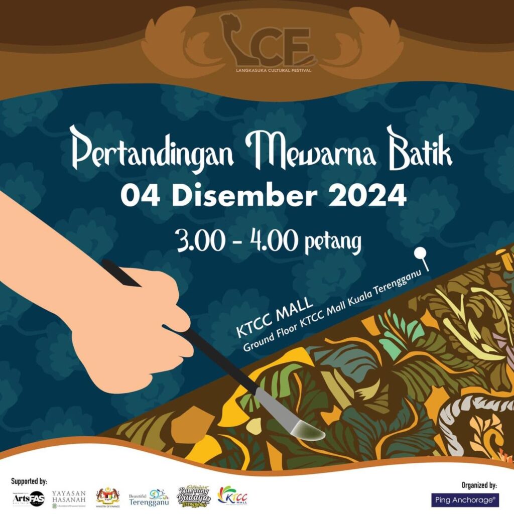 Pertandingan Mewarna Batik Langkasuka Cultural Festival 2024